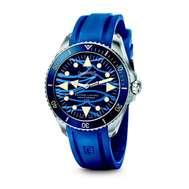 EBERHARD SCAFOGRAF 200 ED. LIMITATA ONDE BLEUE 41046 CU