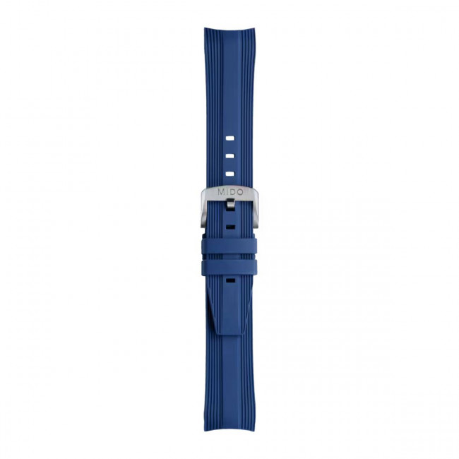 CINTURINO IN GOMMA MIDO OCEAN STAR 39MM BLU M852019311