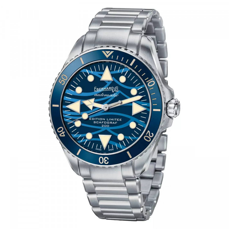 EBERHARD SCAFOGRAF 200 ED. LIMITATA ONDE BLEUE