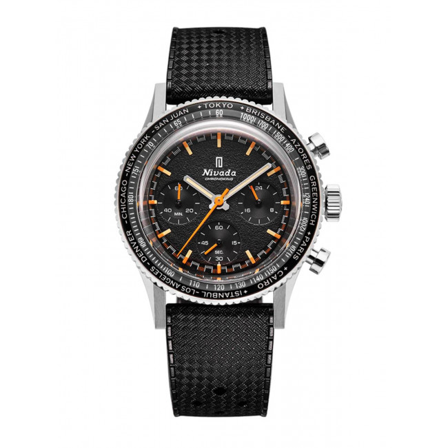 NIVADA GRENCHEN CHRONOKING INTER BEZEL GMT 87042Q01