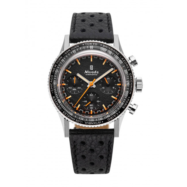 NIVADA GRENCHEN CHRONOKING INTER BEZEL GMT 87042Q10