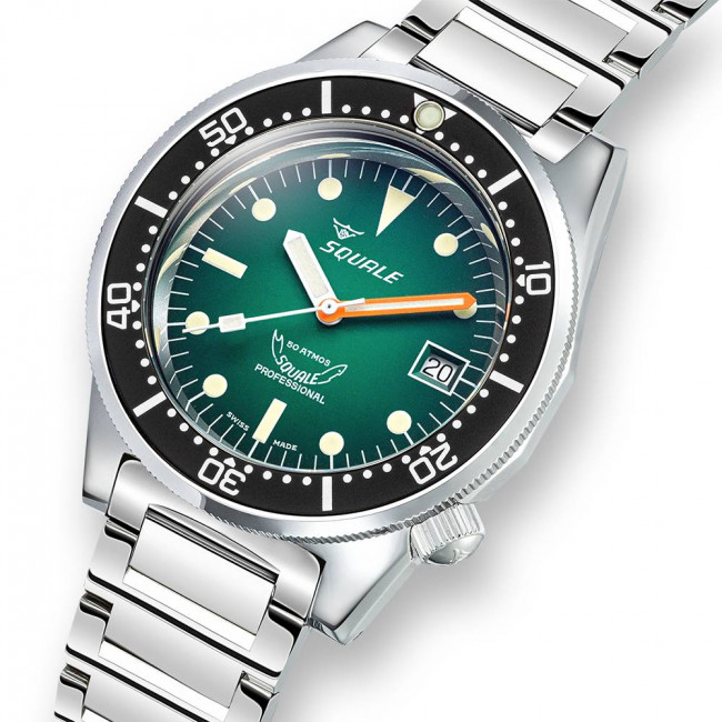 SQUALE 1521 GREEN RAY BRACELET 1521PROFGRSQ20L