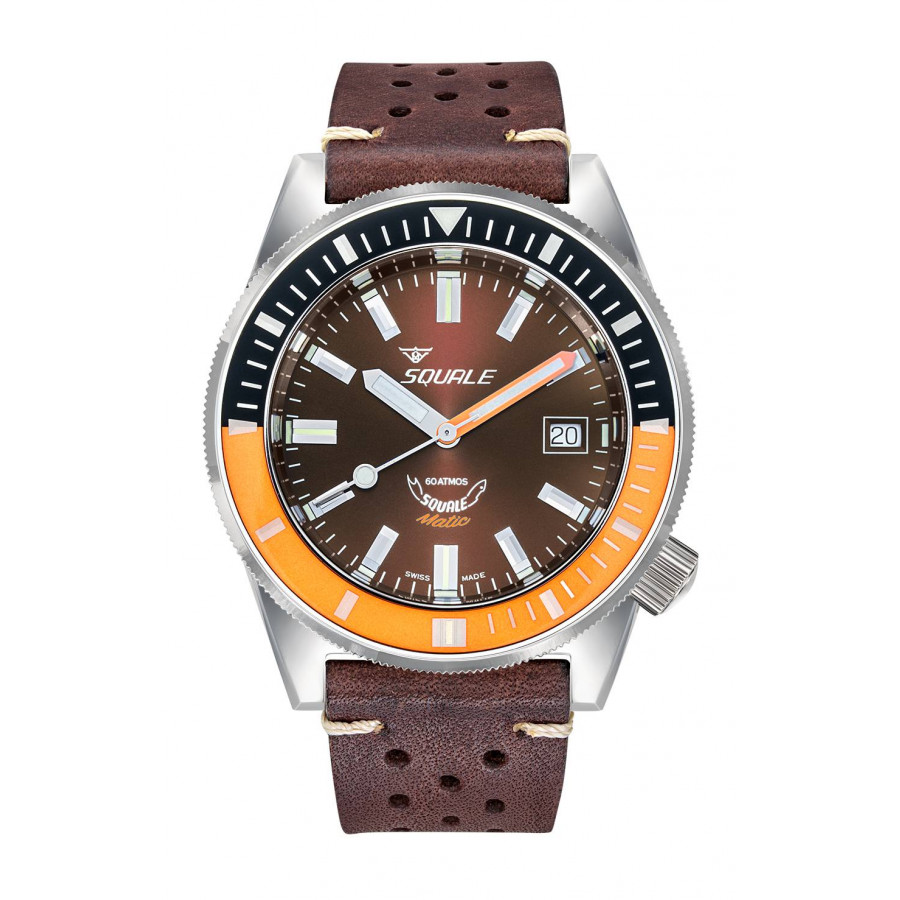 SQUALE MATIC CHOCOLATE LEATHER